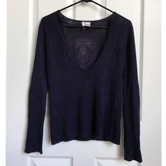 Anthropologie Silk+Cashmere Lacy Light Sweater - Picture 3 of 8